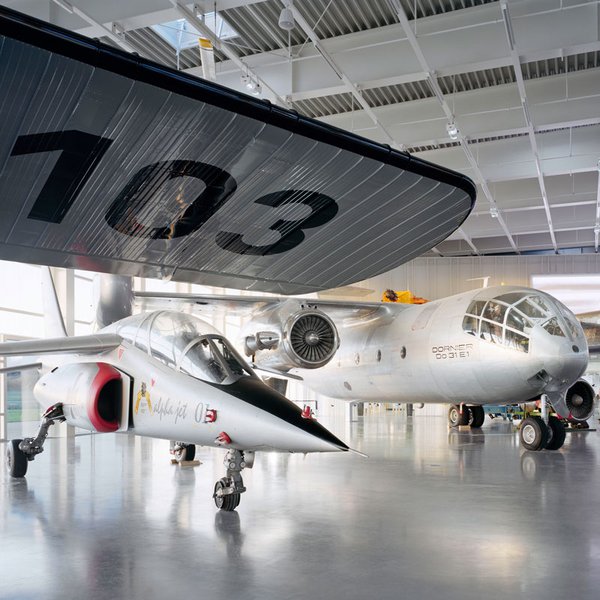 Hangar im Dornier Museum Friedrichshafen