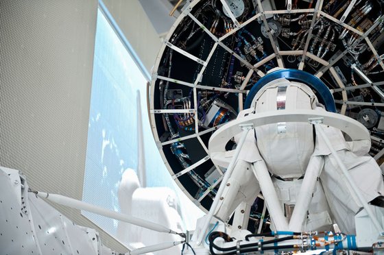 Satellit der Raumfahrtausstellung im Raumfahrtmuseum