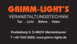 Grimm Lights Veranstaltungstechnik - Partner Dornier Museum Friedrichshafen